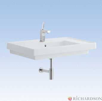 CARAT - Lavabo-plan 1 trou percé, 2 trous amorcés