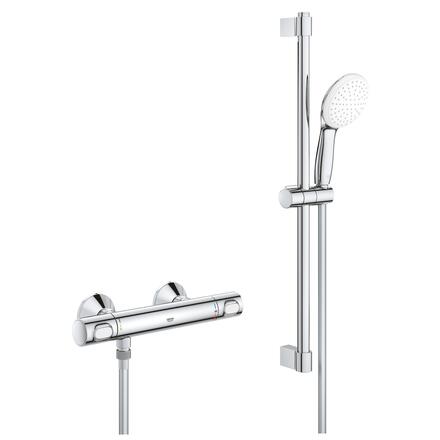 GROHTHERM 500 + ENSEMBLE TEMPESTA 2 JETS - Ensemble de douche thermostatique