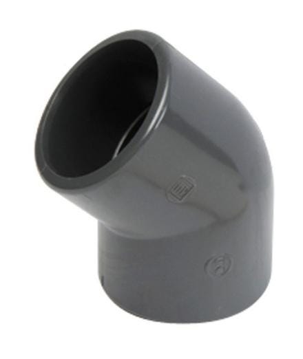 COUDE PVC 45 FF A COLLER  50 CEC      5045COU DEL  [5045COU]