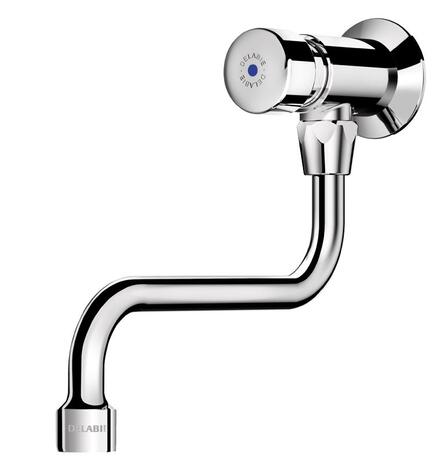 TEMPOSTOP - Robinet poussoir de lavabo mural