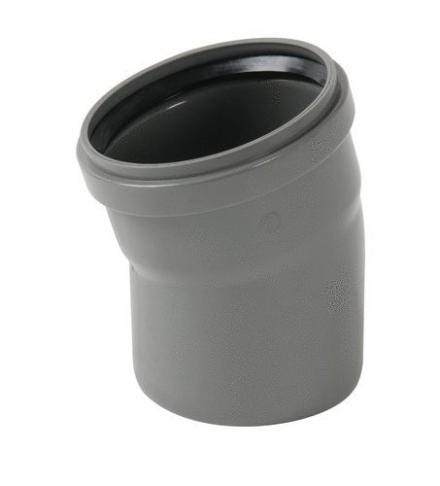 COUDE MF 15' A JNT.D125 PVC GRIS         CX1G NICOLL