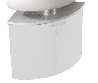 MEUBLE BAS ANG. ODEON UP 47  BLC/BR EB864-G1C JACOB DELAFON KOHLER  [EB864-G1C]
