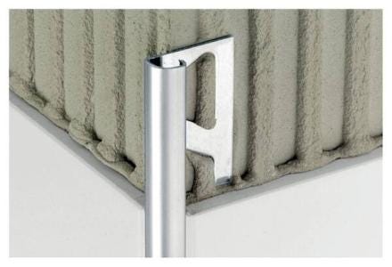SCHLUTER-RONDEC-ACGB - Profilé quart de rond avec espaceur, pour angles sortants