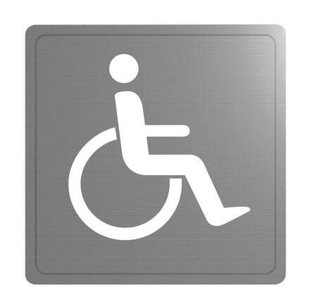 PICTOGRAMME TOILETTE - Pictogramme autocollant pour toilette