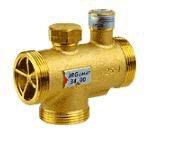 MITIGEUR THERMOSTATIQUE - En "L" - Corps bronze