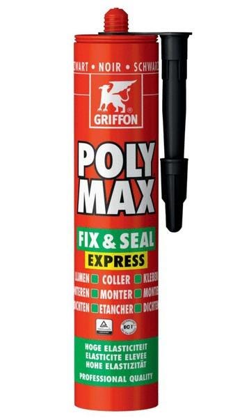 POLY MAX® FIX & SEAL EXPRESS - Colle de montage et mastic d’étanchéité sans solvants - Séchage rapide