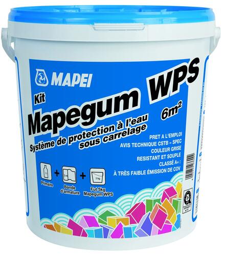 MAPEGUM WPS - Système de protection à l'eau sous carrelage SPEC des locaux humides