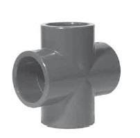 CROIX A COLLER PVC - FFFF - 90°