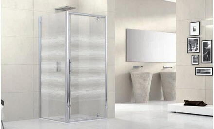 LUNES-G - Porte pivotante - Hauteur 190 cm - Ep. du verre : 5 mm