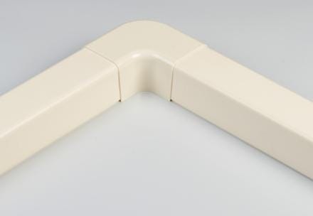 ANGLE A PLAT BLANC 60X45MM      60CPIAN-WHITE