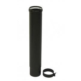 CONDUIT RIGIDE - EMAIL - Noir mat - Pour gaz, fioul, bois et charbon