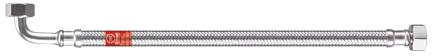 SANITAIRE -TRESSE INOX - FF - TAQ Codo - Flexible coudé en acier inoxydable