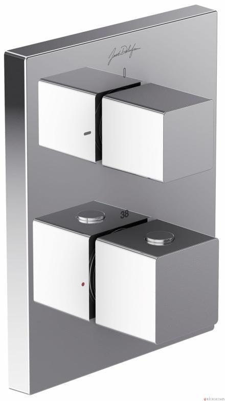 FACADE MITIGEUR TH+INV CHR.      JD E75391-CP JACOB DELAFON KOHLER  [E75391-CP] 