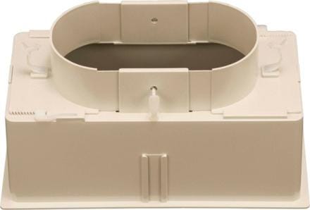 ACCESSOIRE RESEAUX - Plénum ABS - Piquage arrière, télescopique et réglage de débit