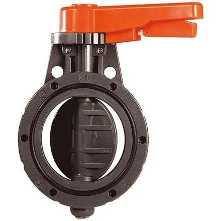 VANNE PAP.OR.CENT.PVC EPDM DN100/110  1100100 SFERACO  [1100100]