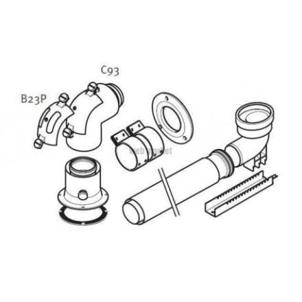 SET RACCORD.CHEMINEE B23           0020267926 SAUNIER DUVAL - VAILLANT GROUP  [0020267926]