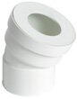 PIPE POUR WC EN PVC - Femelle - Courte coudé