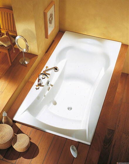MAXIMA - Baignoire rectangulaire ergonomique