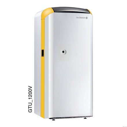 GTU C 120-1200 - Chaudière Complète à Condensation avec brûleur fioul intégré - Ventouse - Pour Eau Chaude Sanitaire - ballon intégré