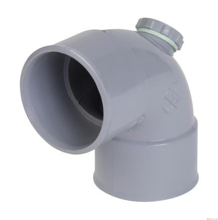 COUDE SPL.87.30 BOUCH.DESSUS FF040GRIS CH88BS NICOLL  [CH88BS] 