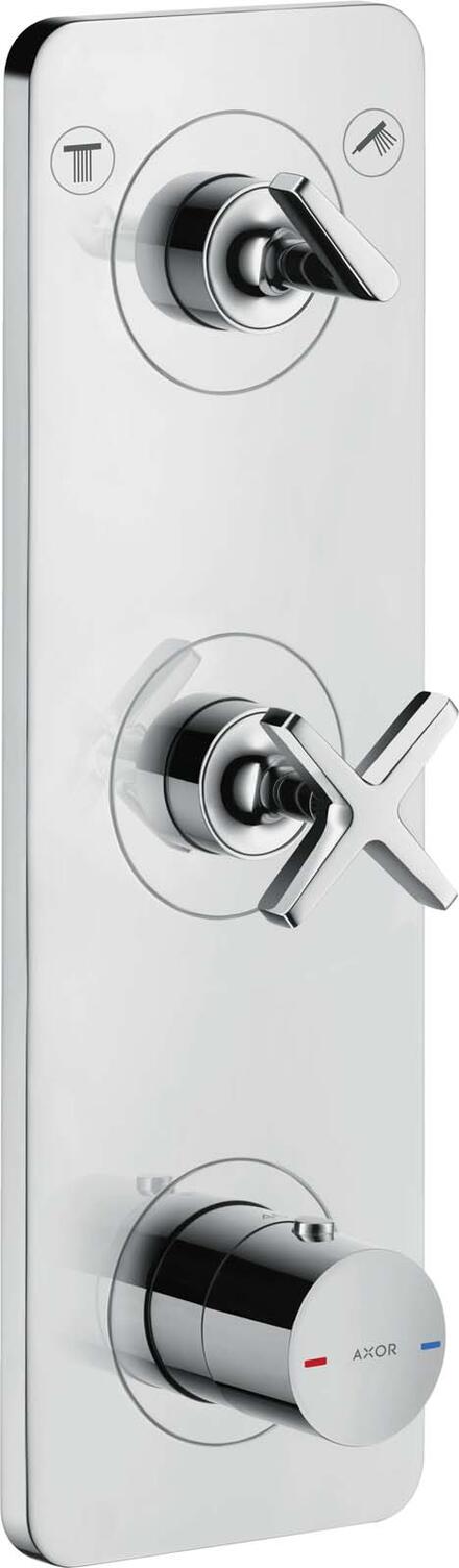 AXOR CITTERIO E - Set de finition avec plaque pour thermostatique encastré