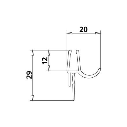 JOINT BAS CC 2X 4621 P2B 550MM     1403036789 ROTH FRANCE  [1403036789]