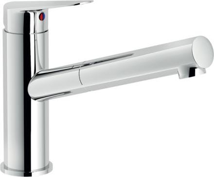 MITIGEUR EVIER+DCHTTE CHR BLUES    BS101117CR NOBILI RUBINETTERIE  [BS101117CR]