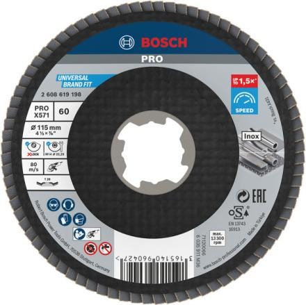 DISQUE LAM.BEST.MET.X-LOCK 115G60  2608619198 BOSCH ELECTROPORTATIF  [2608619198]