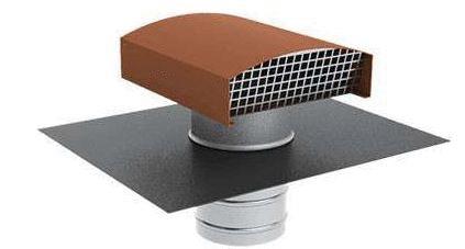 CHAPEAU DE TOITURE CTM 125TUILE ANJOS    6005 ANJOS VENTILATION