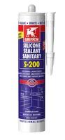 S-200 - Mastic silicone sanitaire - Base neutre- Idéal pour les surfaces acryliques - Qualité alimentaire