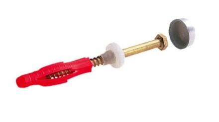 CHEVILLE PLASTIQUE - Kit fixation WC
