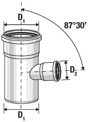 EMBRANCHEMENT PP - MF - 87°30 - Réduit - HTEA