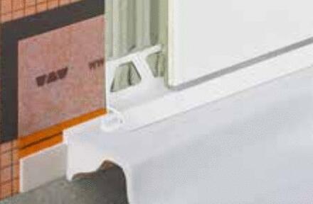 SCHLUTER-DILEX-AS - profilé de raccordement flexible à rainure et languette pour la liaison entre du carrelage et des éléments fixes