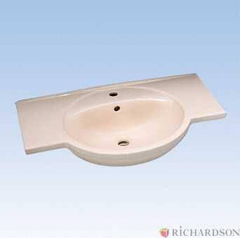 CITY - Plan de toilette semi-encastré