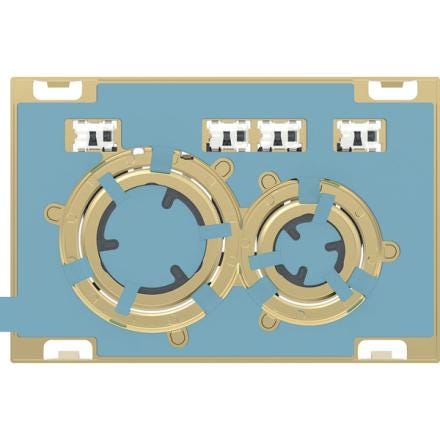 PLAQUE GEBERIT SIGMA21 LAITON    115.652.00.1 GEBERIT  [115.652.00.1]