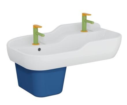 LAVABO DOUBLE SENTO KIDS 85CM   7351B003-1740 VITRA FRANCE  [7351B003-1740]