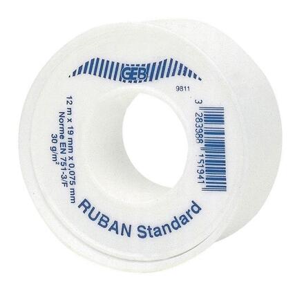 RUBAN PTFE - Pour l'étanchéité des raccords filetés