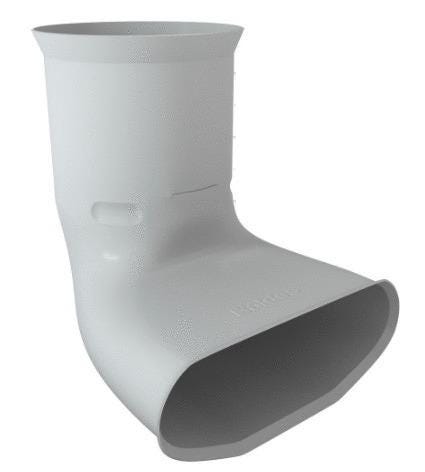 RACCORD MIXTE D90 OVAL OPTIFLEX      11091897 ALDES FRANCE