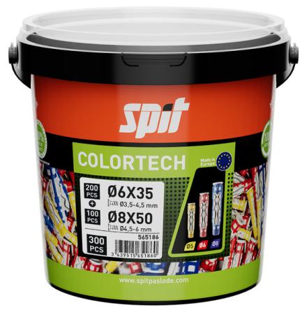 COLORTECH 6X35 & 8X50 SANS VIS SEAU/30 565186 SPIT PASLODE  [565186]