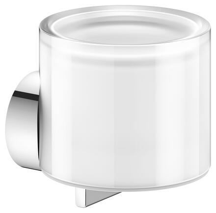 REVA - Distributeur de savon liquide avec couvercle en verre laqué