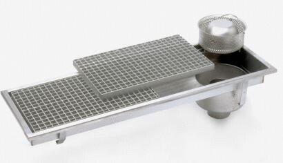RIVIERE® SANS REPRISE D'ETANCHEITE - Caniveau inox