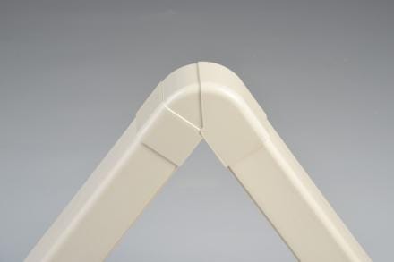 ANGLE EXT.REGLABLE IVOIRE 80X60MM 80AESTE-REG