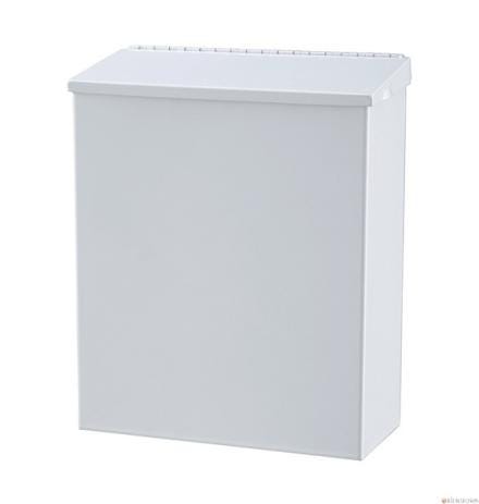 POUBELLE MUR.24,2X28,5 ACIER BLC PRESTO 60628 PRESTO LES ROBINETS  [60628]