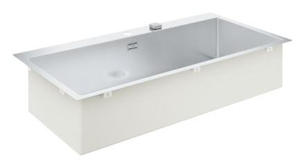EVIER K800 INOX 120 1C.102,4/56      31586SD1 GROHE  [31586SD1]