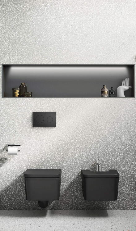 INSPIRA SQUARE - Pack WC suspendu