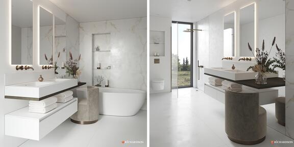 salle de bains parentale