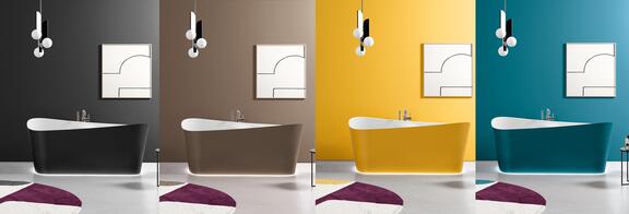 baignoire couleur