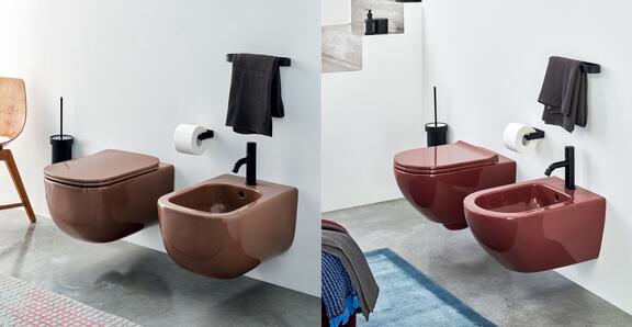 toilettes couleur