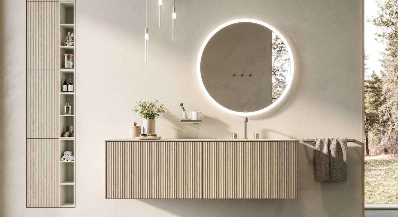 Meuble de salle de bains INDA Testadura Push
