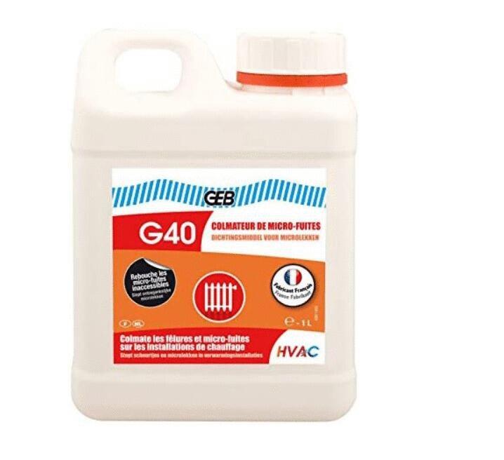 COLMATEUR DE MICRO-FUITES - G40 - Colmate les fêlures et micro-fuites inaccessibles sur les installations de chauffage